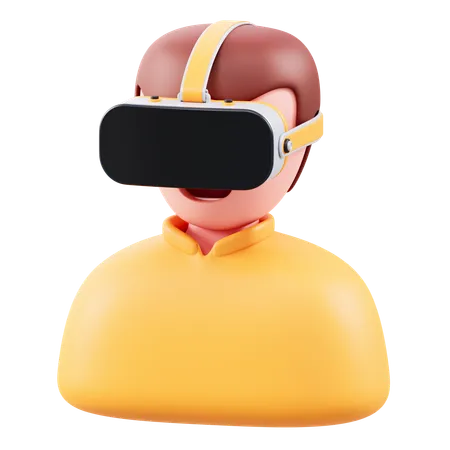 Play Vr Gaming  3D Icon