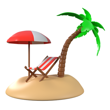 Playa  3D Icon