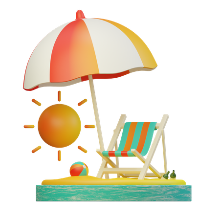 Playa  3D Icon