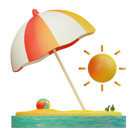 Playa  3D Icon