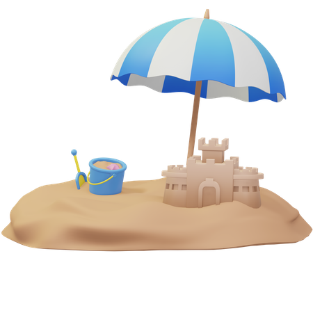 Playa  3D Icon