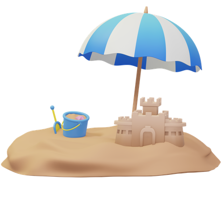 Playa  3D Illustration