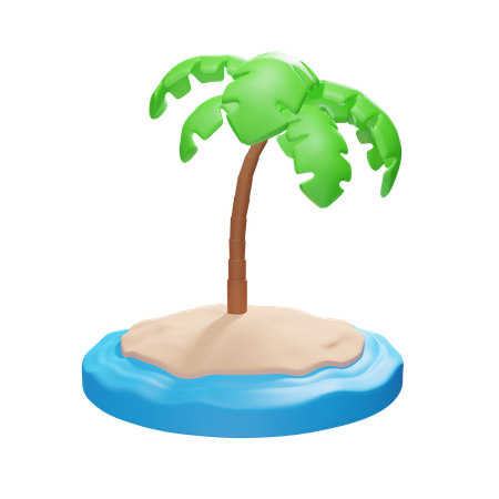 Playa  3D Icon