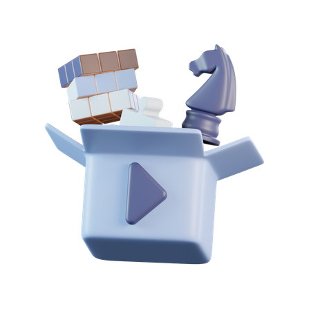 Playbox  3D Icon