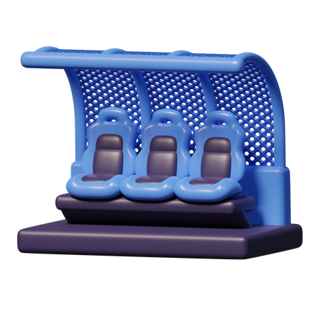 Player Bench  3D Icon