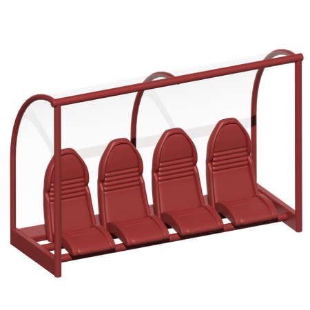 Player Bench  3D Icon