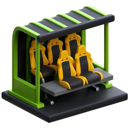 Player Bench  3D Icon