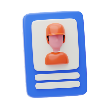 Player Card  3D Icon