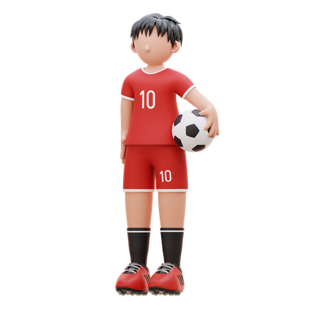 Player Is Holding The Ball  3D Icon