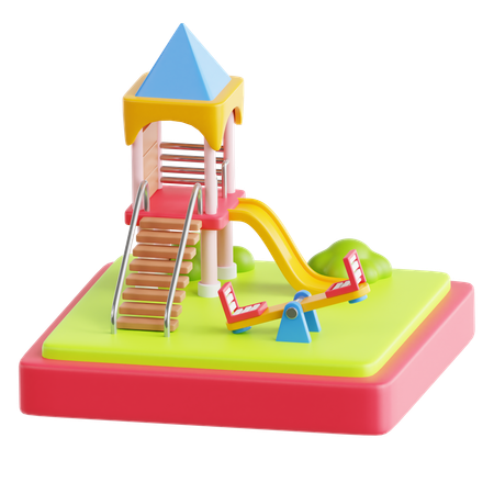 Playground  3D Icon