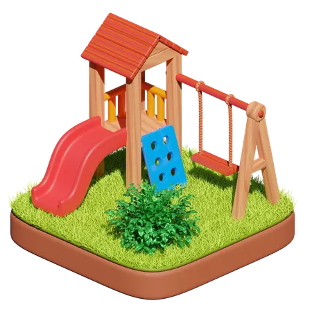 Playground  3D Icon