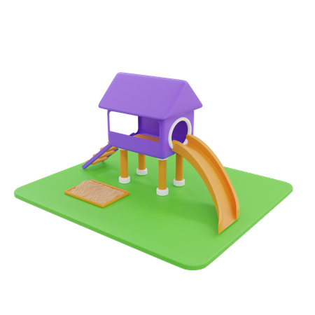 Playground  3D Icon