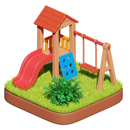 Playground  3D Icon