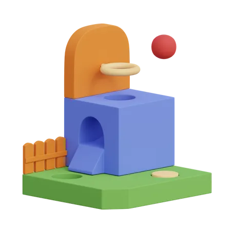 Playground  3D Illustration