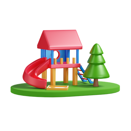 Playground  3D Illustration