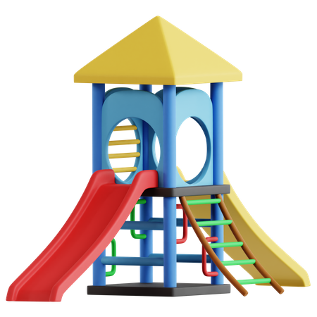 Parque infantil  3D Icon