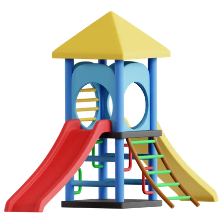Parque infantil  3D Icon