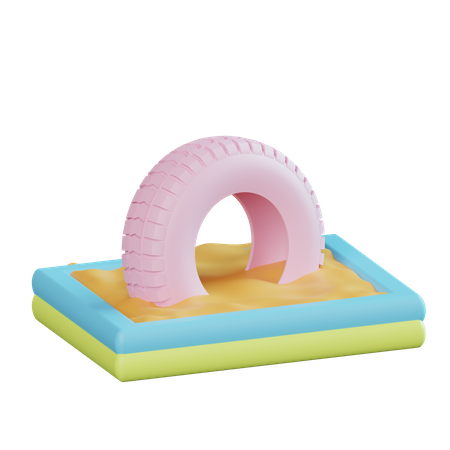 Playground Sandbox  3D Icon