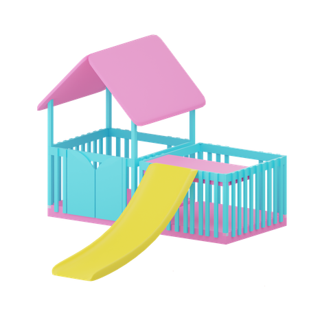 Playground Slide  3D Icon