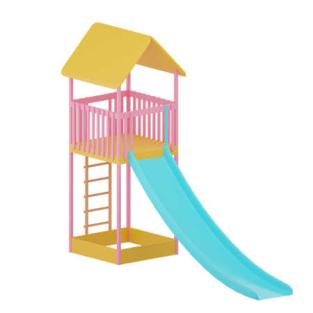 Playground Slide  3D Icon