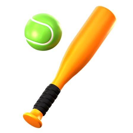 Playing baseball  3D Icon