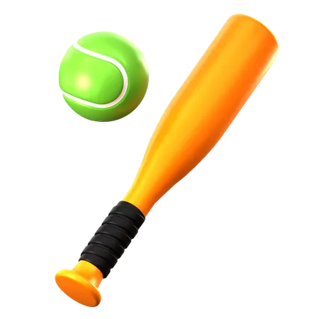 Playing baseball  3D Icon