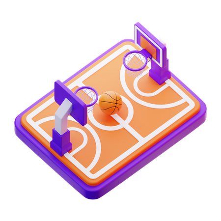 Playing Basketball  3D Icon