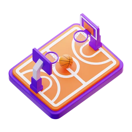 Playing Basketball  3D Icon