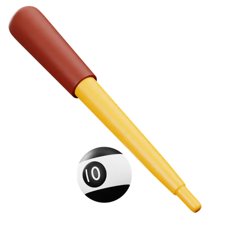 Playing Billiard  3D Icon