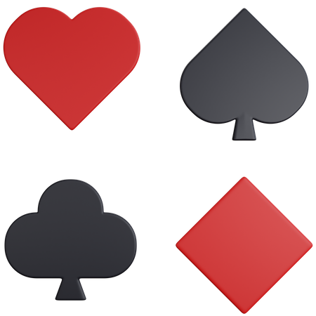 Playing Card Symbol  3D Icon