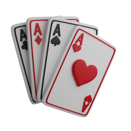 Playing cards  3D Icon