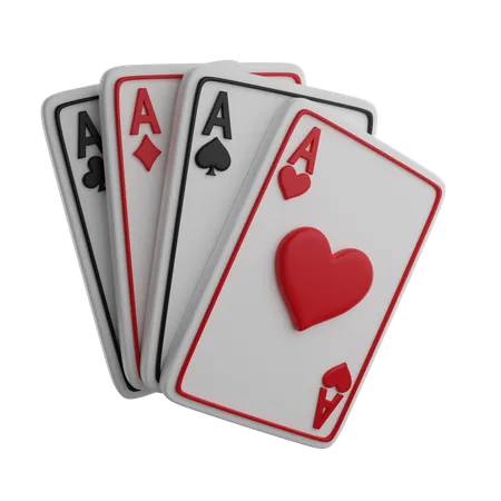 Playing cards  3D Icon