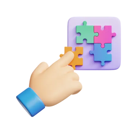Playing Puzzle Blocks  3D Icon