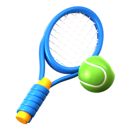 Playing tennis  3D Icon