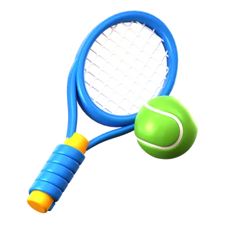 Playing tennis  3D Icon