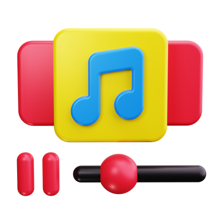 Playlist  3D Icon