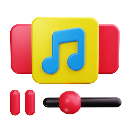 Playlist  3D Icon