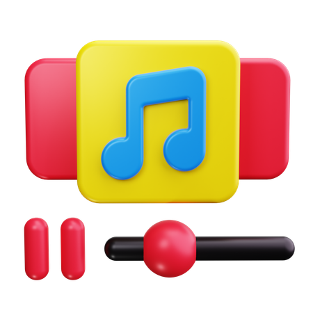 Playlist  3D Icon