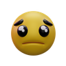 pleading face emoji 3d logos