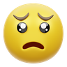 3d pleading emoji logo