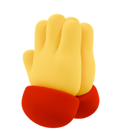 Please Hands  3D Icon