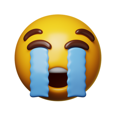 Emoji qui pleure  3D Icon