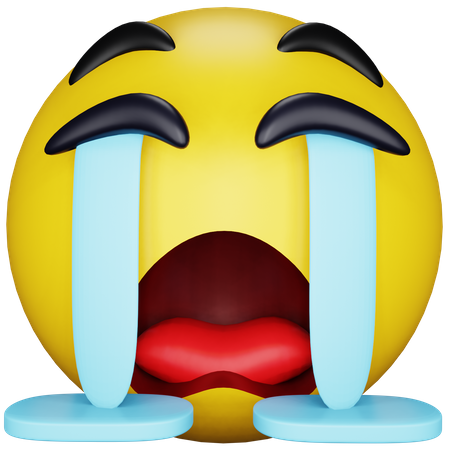 Pleurer emoji  3D Icon