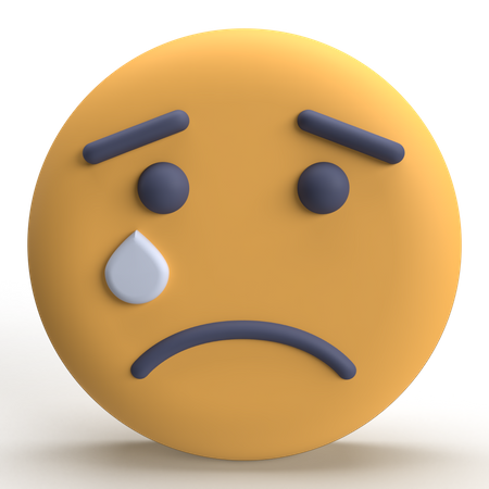 Pleurer emoji  3D Icon