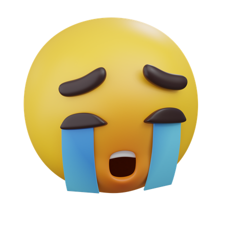 Pleurer emoji  3D Icon