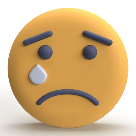 Pleurer emoji  3D Icon