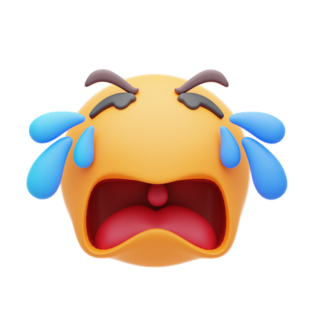 Emoji qui pleure  3D Icon