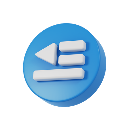 Pliage du menu  3D Icon