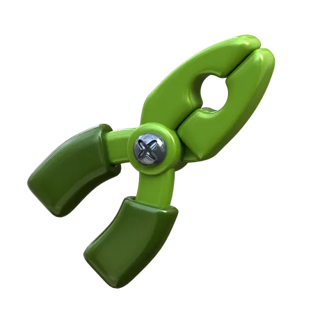 Pliers 3 D Fishing Icon 3D Icon