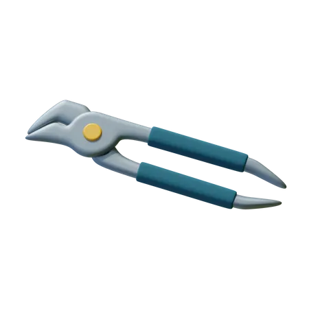 Pliers  3D Illustration